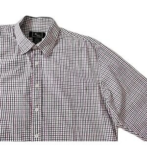Jon Randall Collection Men's XL 100% Cotton Long Sleeve Button Gingham Shirt